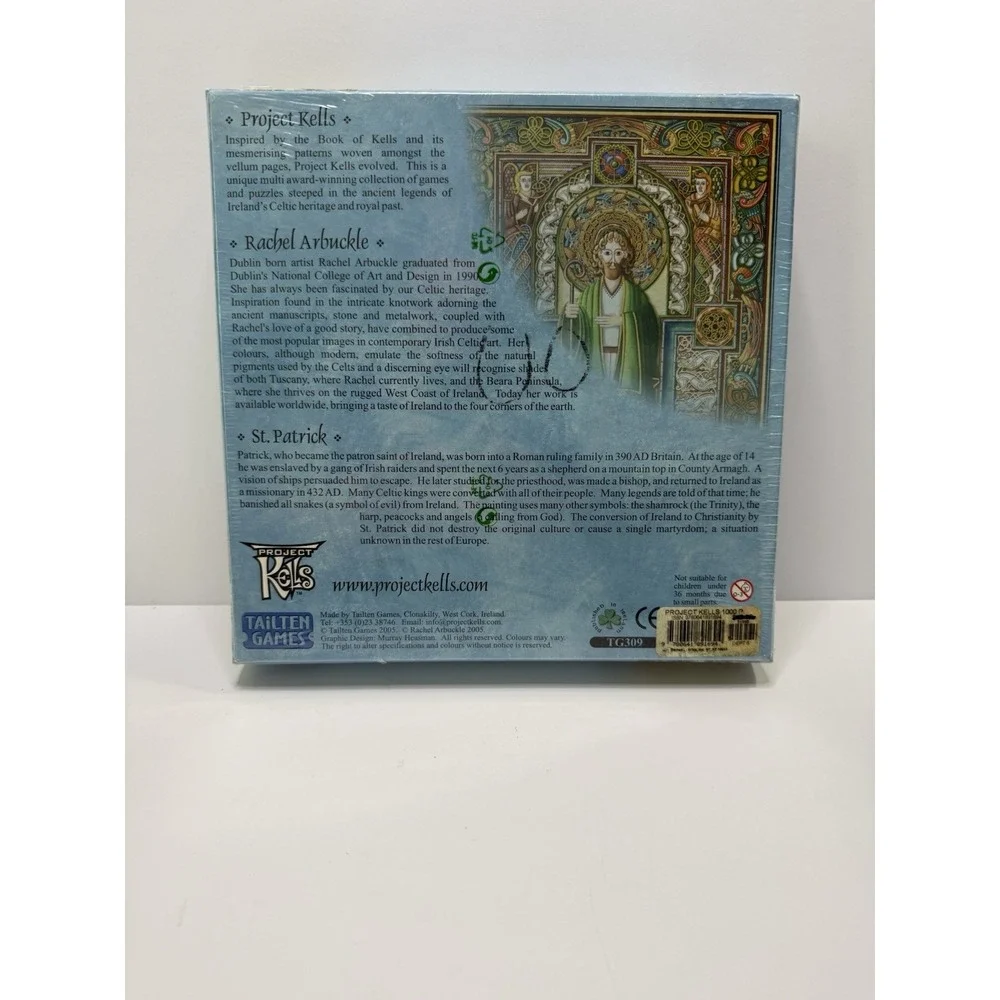 Taiten Games Project Kells St. Patrick 1000 Piece Puzzle Rachel Arbuckle Celtic
